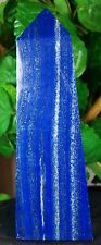 Deep blue  lapis lazuli obelisk hand carved & polished natural lapis lazuli 8 LB picture