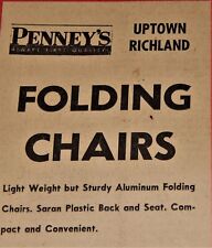 Vintage Advertisement, RICHLAND, WA, 1958, JC PENNEY, 