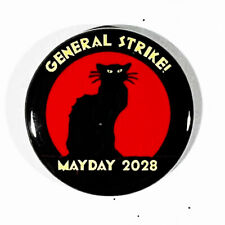 SABO CAT TABBY FOR GENERAL STRIKE 2028 United Auto Workers - IWW  1-1/4