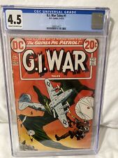 G.I. War Tales #1 (March-April 1973, DC Comics) Rare, CGC Graded (4.5) picture