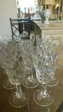 8 Wedgewood English Crystal Goblets $275.00/OBO picture