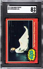 1977 Topps Star Wars The Imprisoned Leia #89 SGC 8 picture