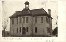 Waconia Minnesota MN Public School c1910 Vintage Postcard picture