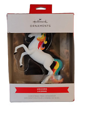 Hallmark Rainbow Unicorn Licorne Christmas Ornament picture