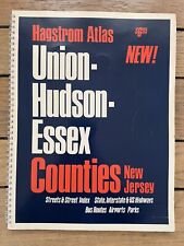 Vintage Hagstrom Atlas 1973 Union Hudson Essex Counties New Jersey NJ picture