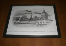 CHRISTIAN HEURICH BREWING COMPANY FRAMED B&W PRINT - WASHINGTON, D. C. picture