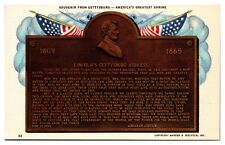 VTG Lincoln's Gettysburg Address, Historical, Postcard picture