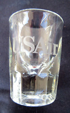 Vintage Engraved US Air Airlines 1.5 oz Shot Glass picture