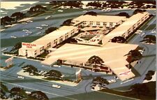 Waukegan IL-Illinois, Waukegan Inn, Aerial View, Vintage Postcard picture