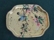 Vintage Birds In Cherry Blossom Tree Serving Tray  Elite Trays England picture