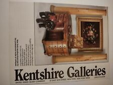 Kentshire Galleries Antiques English Country Furniture Vintage 1980s Print Ad picture