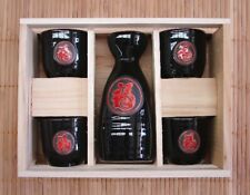 Ceramic Black Japanese Saki Set picture