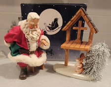 POSSIBLE DREAMS Clothtique Santa Trailside Prayer 15074 By Lyn Fletcher RARE picture