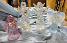 GROUP OF 4 CRYSTAL ANGELS picture