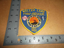 Walled Lake Fire & Rescue EMS Patch~Michigan~MI~Used~Emergency Medical Services~ picture