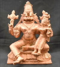 Laxmi Narsimha / Lakshmi Narasimha Idol in Pure Solid Copper picture