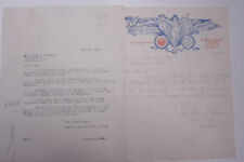 1929 Lamson Goodnow Companions America Forest Woodhaven NY Signed Ephemera L619J picture
