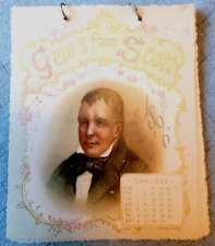 Gems From Scott 1896 Calendar Walter Scott Marmion Probably Raphael Tuck 4x5