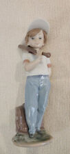 Lladro Figurine 7610 Can I Play Baseball Boy Player Collector Retired picture