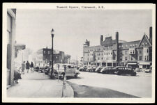 Tremont Square Claremont NH postcard ca 1949 Dr Dexter Optometrist Hotel Moody picture