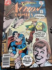 3 Assorted Superman Magizines One Action Comic From 1977 picture