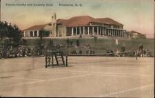 Pinehurst,NC Tennis Courts and Country Club Moore County North Carolina Postcard picture