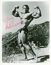 Arnold Schwarzenegger ~ Signed Autographed Bodybuilding Photo Red Ink ~ JSA LOA picture