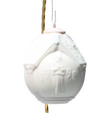 Vintage LLADRO 1998 Annual Christmas Porcelain Ball Ornament Collectible picture