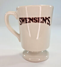 Vintage 1970s Swensen's Ice Cream Parlor Heavy Pedestal Coffee Mug picture