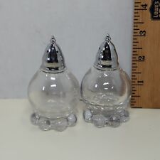 Vintage Imperial Glass Salt & Pepper Shakers MCM Kitchen Dining Table  picture