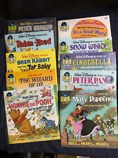 10 NEW Vintage 1977 Disney 33RPM Records And Books  picture