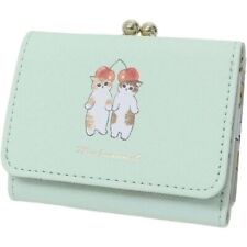 Mofusand Compact Mini Wallet Cherry Fruit Trifold Wallet NEW JAPAN picture