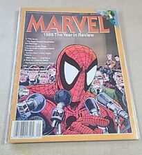 MARVEL YEAR IN REVIEW #1 (1989)- MARVEL MAGAZINE- TODD MCFARLANE SPIDERMAN COVER picture