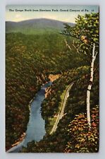 Grand Canyon PA-Pennsylvania, Aerial Gorge North Harrison Park Vintage Postcard picture
