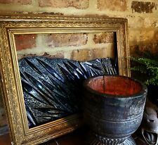 Large 17th Century apothecary hardwood mortar/Wassail Bowl? - carved detailing   picture
