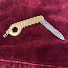 VTG (RARE) New York knife Company cigar cutter pocket knife 1856 through 1931 picture