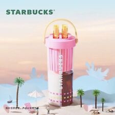 Starbucks 2024 China Colorful Summer Double drinking mouth 26oz Plastic Tumbler picture