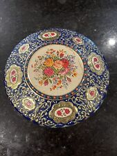 Vintage Decorative Floral Tin Made In Holland 8
