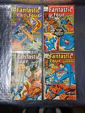 ANTIQUE FANTASTIC FOUR COMICS 103,106,114,115 USED READERS 1970-71 Acceptable picture