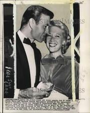 1958 Press Photo TV Personality Dinah Shore & Husband George Montgomery, CA picture