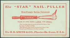 1905 Star Nail Puller Trade Dealer Advertising H D Smith Plantsville CT Hardware picture
