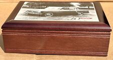 Nice Toyota Crown Tiled Wood Cigar Box 40 Years in America 1957-1997 Trinket NIB picture