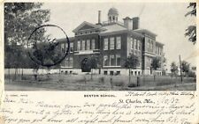 Benton School, St. Charles, Mo. 1907 Missouri Postcard. Goebel Photo. picture