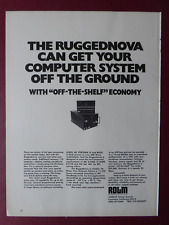 9/1970 PUB ROLM MIL-SPEC COMPUTERS MILITARY COMPUTER RUGGEDNOVA ORIGINAL AD picture