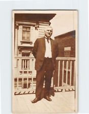 Postcard Man Standing Vintage Picture picture