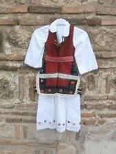 Skopska Blatija RARE girl's ethnic costume, authentic and antique Skopje clothes picture