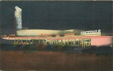 Postcard 1949 California San Francisco Otts Drive In restaurant Night CA24-2269 picture