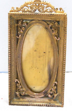 vintage minature metal picture frame picture