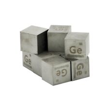 Germanium Metal 10mm Density Cube 99.999% for Element Collection USA SHIPPING picture