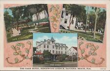 Postcard The Oaks Hotel Ridgewood Avenue Daytona Beach FL  picture